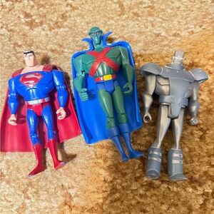 Justice League Unlimited 3-Pack. Superman, Martian Manhunter & Steel